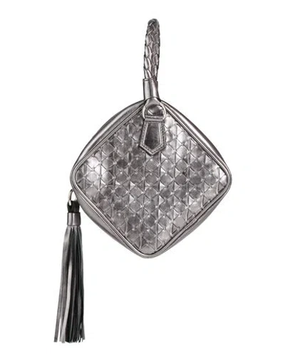 Serapian Woman Handbag Silver Size - Leather