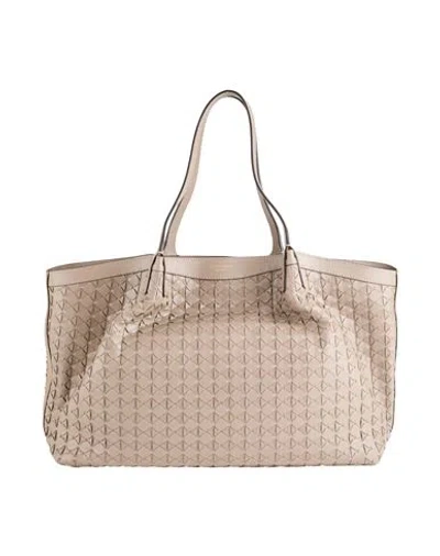 Serapian Woman Handbag Taupe Size - Leather In Gray