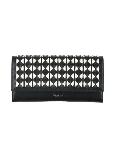 Serapian Woman Wallet Black Size - Leather