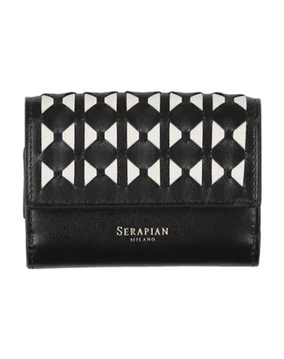 Serapian Woman Wallet Black Size - Leather