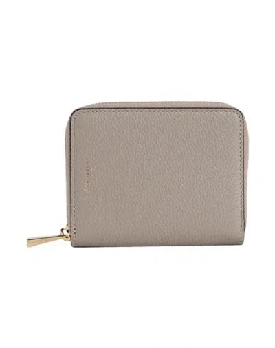 Serapian Woman Wallet Taupe Size - Calfskin In Brown