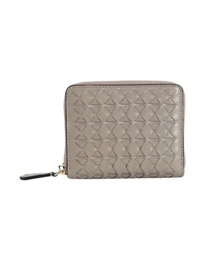 Serapian Woman Wallet Taupe Size - Soft Leather In Brown