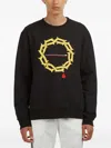 Serapis Graphic-print Sweatshirt In Black