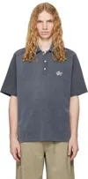 SERAPIS GRAY DYED SAILOR POLO