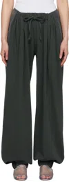 Serapis Gray Light Cotton Sweatpants In Grey