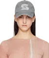 Serapis Gray Logo Cap In Grey