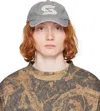 Serapis Gray Logo Cap In Grey
