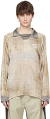 Serapis Gray Piraeus Truck Tarp Silk Football Polo In Print