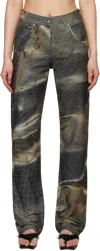 Serapis Green Golden Hour Fitted Jeans