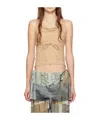 Serapis Beige Strap Camisole In Neutral