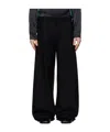 Serapis Black Rudder Trousers In Black