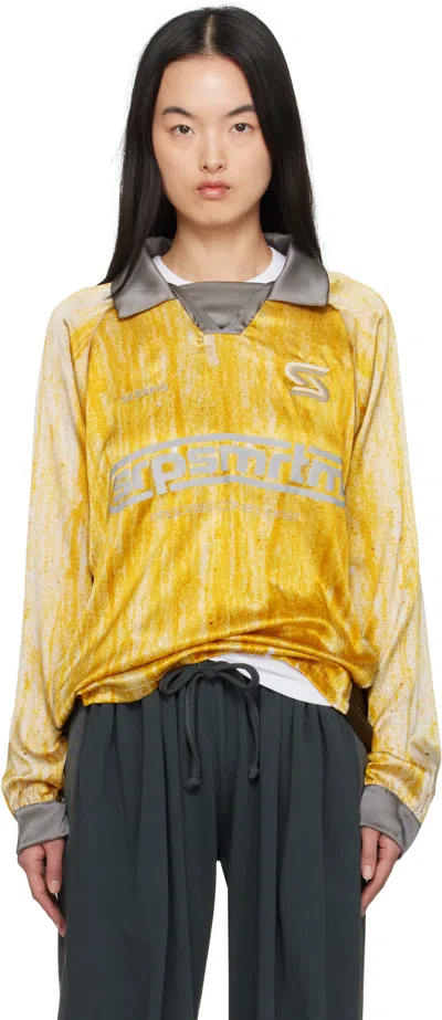 SERAPIS YELLOW DRIPS POLO