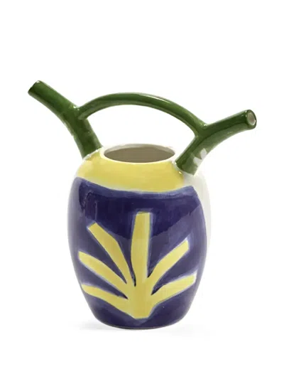 Serax Abstract-paint Vase In Purple