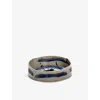 Serax Blue Sophia Oval Deep Stoneware Serving Plate In Blue