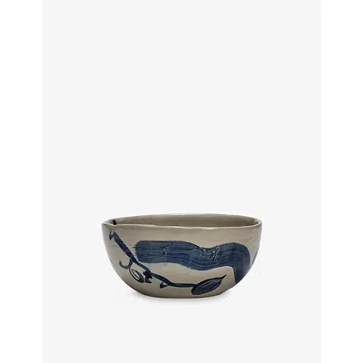 Serax Blue Sophia Set Of Two Stoneware Soup Bowls