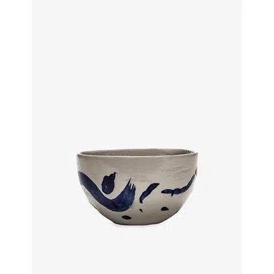 Serax Blue Sophia Stoneware Cereal Bowl