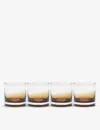 Serax Brown Kelly Wearstler Zuma Glass Whiskey Glasses Set Of Four In Brown