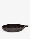 Serax Brown La Mère Irregular Side-handle Stoneware Plate 17cm In Brown
