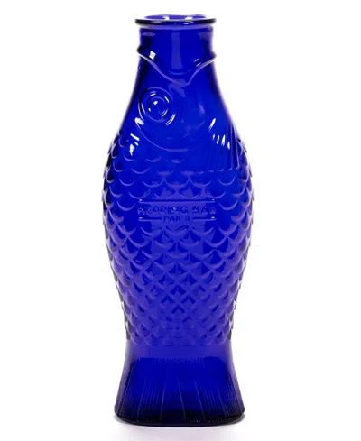 Serax Carafe Fish Glass, Set Of 1 In Blue