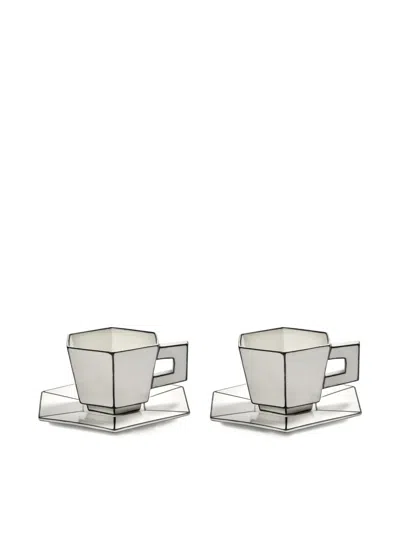 Serax Carte Blanche Coffee Cup (set Of Two) In White