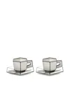 Serax Carte Blanche Espresso Cups (set Of Two) In White