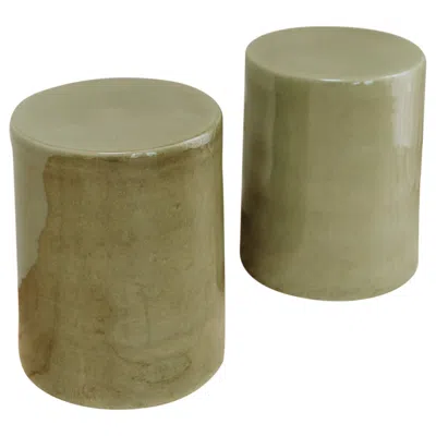 Pre-owned Serax Contemporary Ceramic Tables/stools In Brown