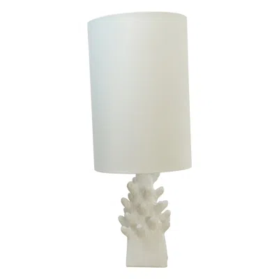 Pre-owned Serax Contemporary Quirky Ceramic Lamp, Belgian Linen Lampshade Included In Transparent