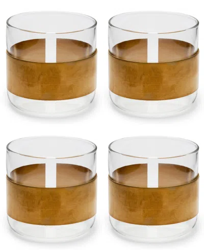 Serax Copper Chemistry Glasses, Set Of 4 In Transparen