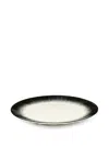 Serax Dé Gradient-effect Plates (set Of Two) In White