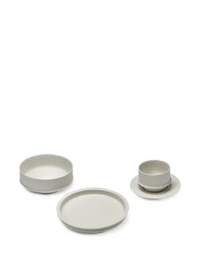 Serax Dune Tableware (set Of 16) In Gray