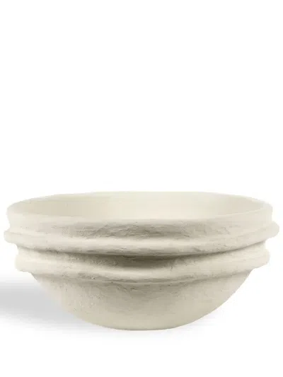 Serax Earth Papier Mâché Bowl In Weiss