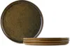 Serax Four-pack Grey & Beige Surface Large Plates In Indi Grey