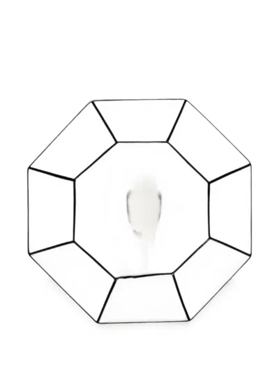 Serax Geometric Set Of Two Breakfast Plates In White