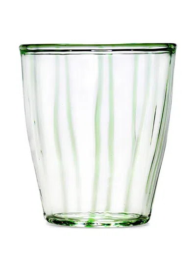 Serax Gigi 02 Textured Glasses In Green
