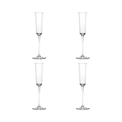 Serax Grace Transparent Champagne Glass, Set Of 4
