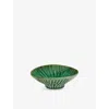 Serax Green Lanza Medium Stoneware Bowl In Green