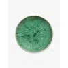 Serax Green Lanza Stoneware Plate 22cm In Green