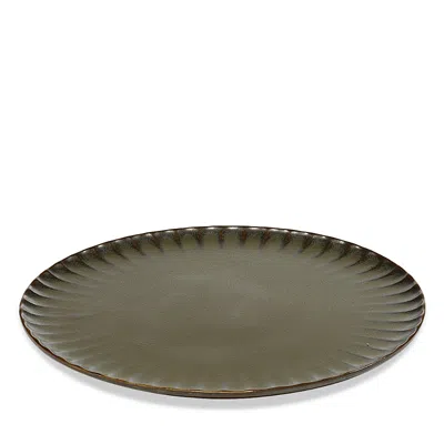 Serax Inku By Sergio Hermandinner Plate In Black