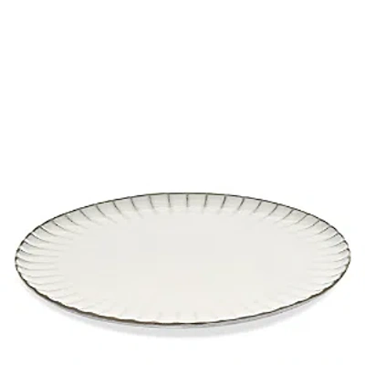 Serax Inku By Sergio Hermandinner Plate In White