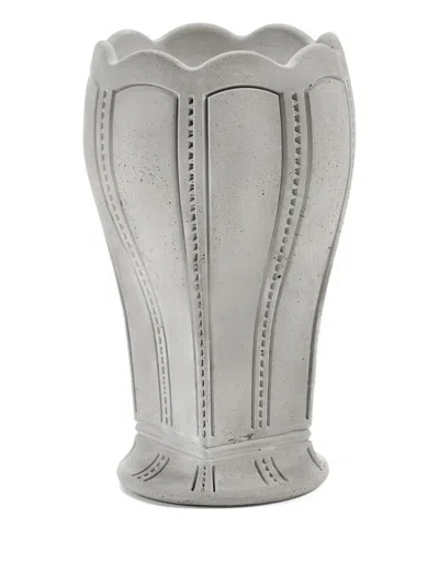 Serax Josephine Vase Mit Wellensaum In Gray