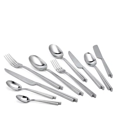 Serax Kelly Wearstler Dune 24-piece Flatware Set In Silver