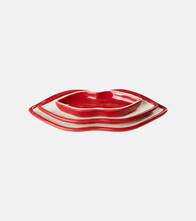 Serax Les Objets Mouleversants Lips Serving Set By Wouters & Hendrix