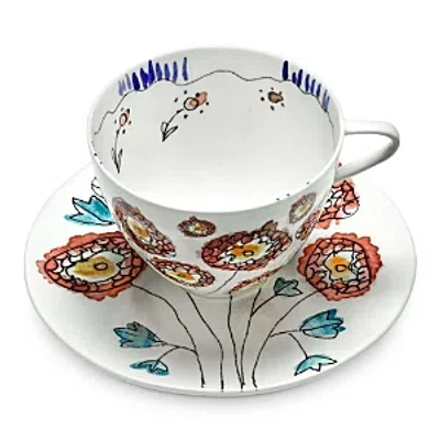 Serax Marni Anemone Cappuccino Cup And Saucer In Multi