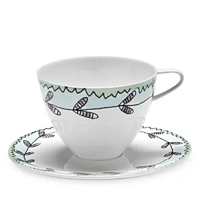 Serax Marni Blossom Milk Cappuccino Cup And Saucer In Multi