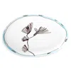 Serax Marni Camelia Aubergine Large Oval Platter In Multi