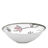 Serax X Marni Fiore Rosa Midnight Flowers Medium Low Bowl In Multi