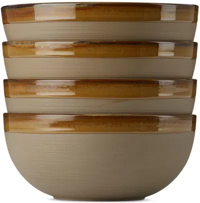 Serax Navy Sergio Herman Edition Surface Small Bowl Set In Indi Grey