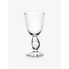 SERAX CLEAR OUT OF LINES RED WINE GLASS SET OF FOUR