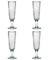 Serax Pure Champagne Glasses, Set Of 4 In Transparen