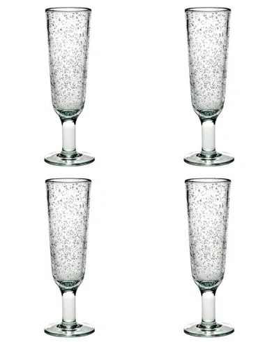 Serax Pure Champagne Glasses, Set Of 4 In Transparen